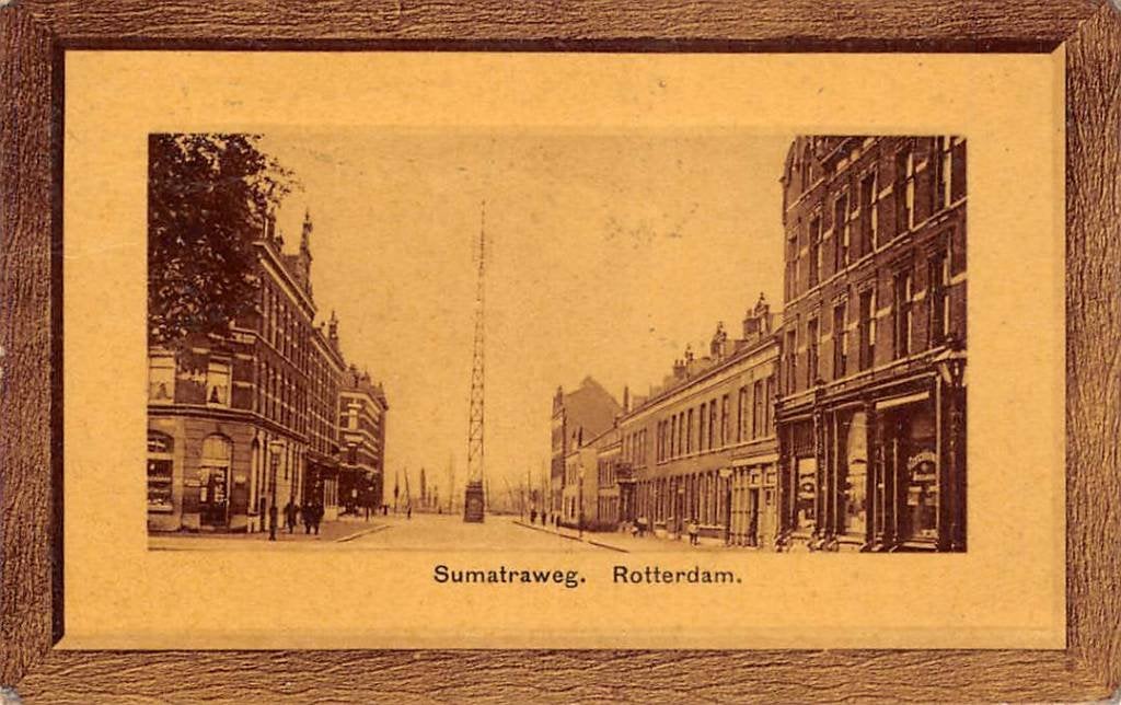 Rotterdam Sumatraweg 1914 Feijenoord Katendrecht, Ophalen of Verzenden, Voor 1920, Gelopen, Zuid-Holland