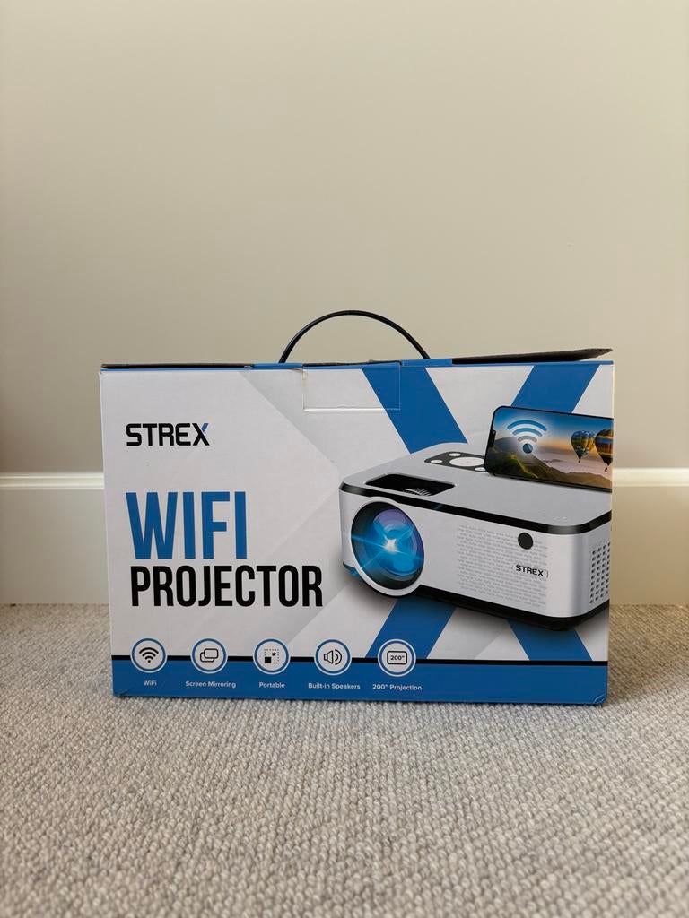 Strex Wifi Projector SP64, Ophalen of Verzenden, Niet werkend, LED, Overige resoluties