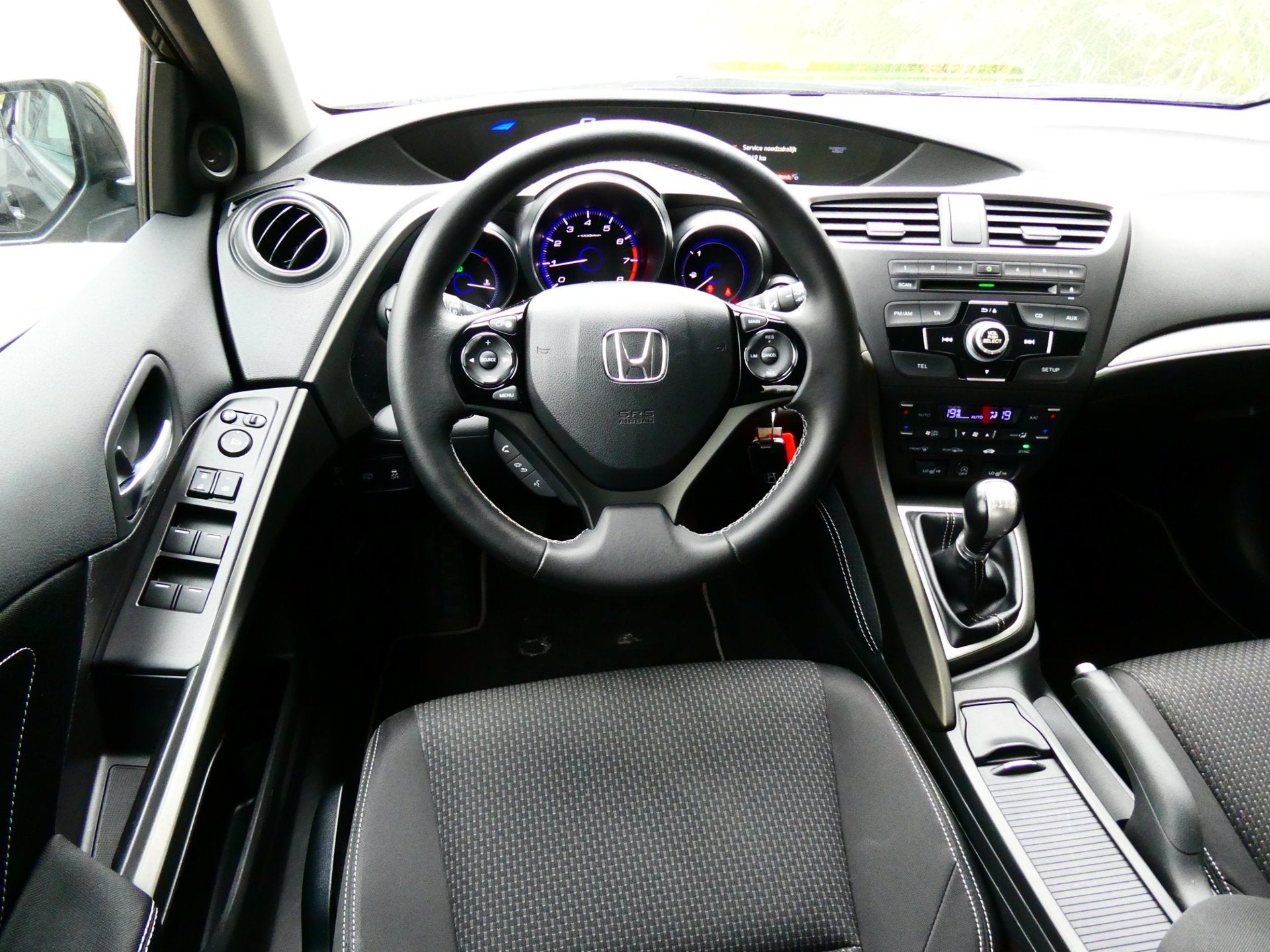Honda Civic 1.4 Elegance 100pk 5-deurs 2e eig. Clima Cruise, Auto's, Voorwielaandrijving, Stof, Gebruikt, Euro 6