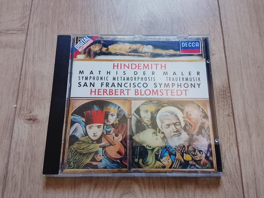 Hindemith Mathis Maler Trauermusic Blomstedt Decca, Ophalen of Verzenden, Modernisme tot heden, Zo goed als nieuw, Orkest of Ballet