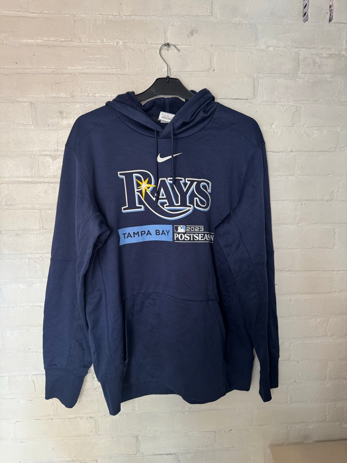 Nike Tampa Bay Rays Hoodie Maat L - Goede Staat, Verzenden, Gedragen