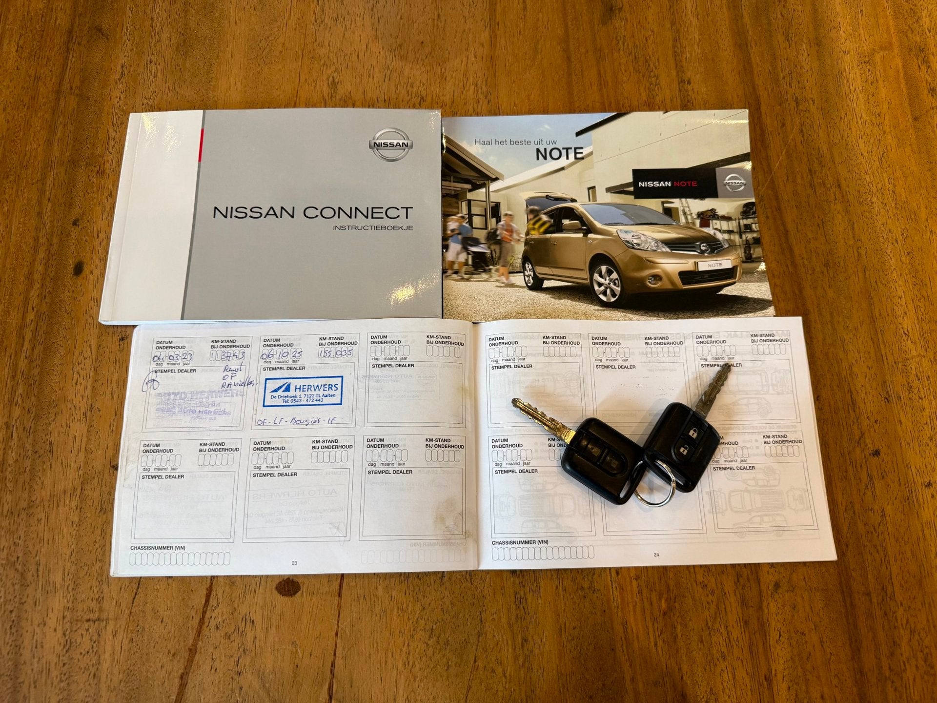 Nissan Note 1.6 Life + Airco Cruise Automaat Trekhaak, Euro 5, Gebruikt, 4 cilinders, Bruin