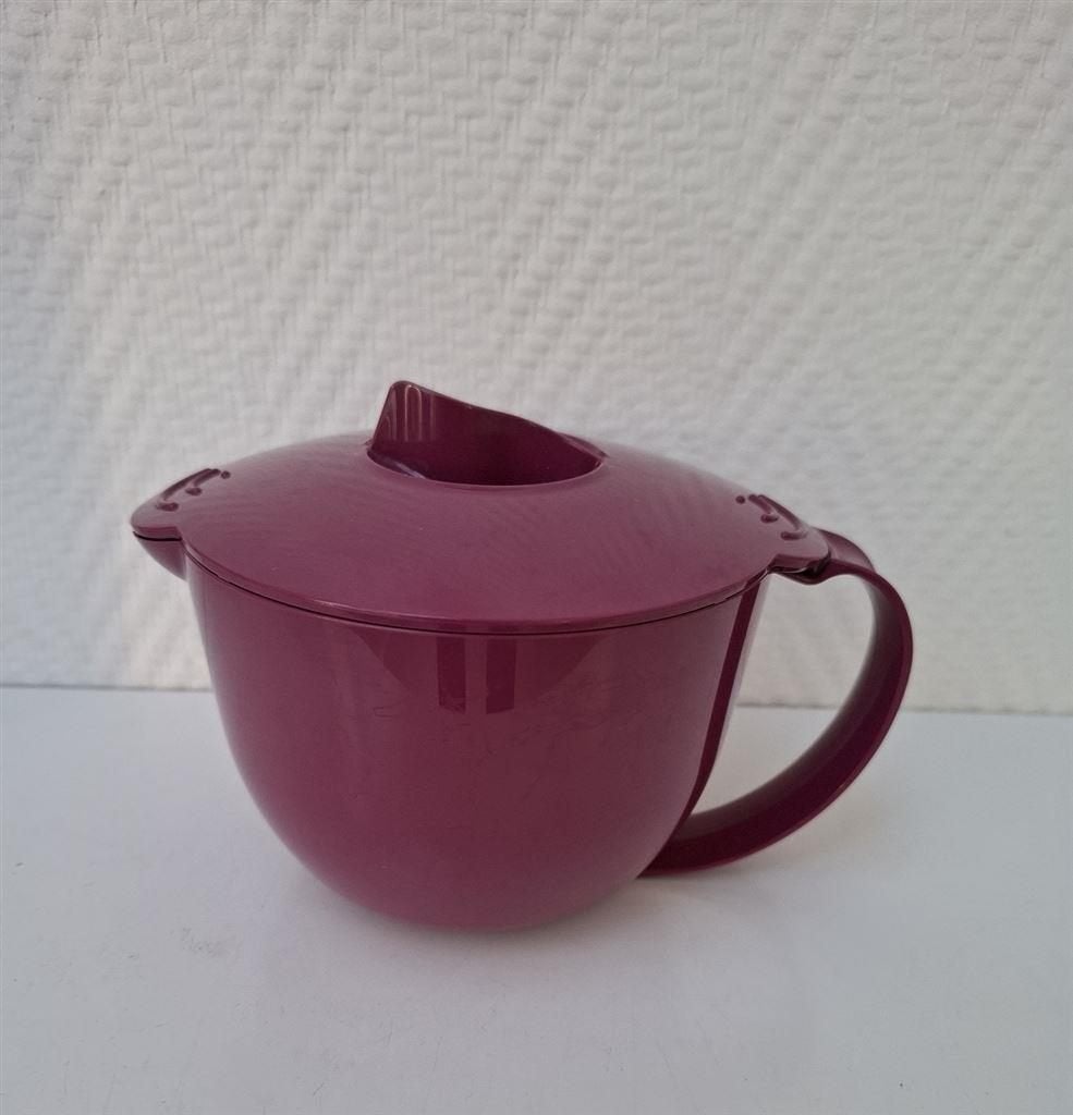 T025Tupperwave 200 kan,0,5 liter, zgan, Tupperware, Ophalen of Verzenden, Zo goed als nieuw, Paars, Beker of Kan