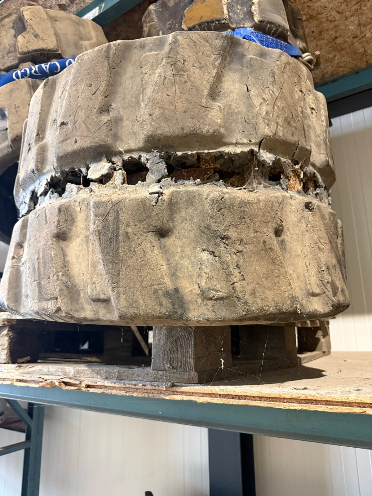 Rubber rupsen voor 8 tons graafmachine, Ophalen