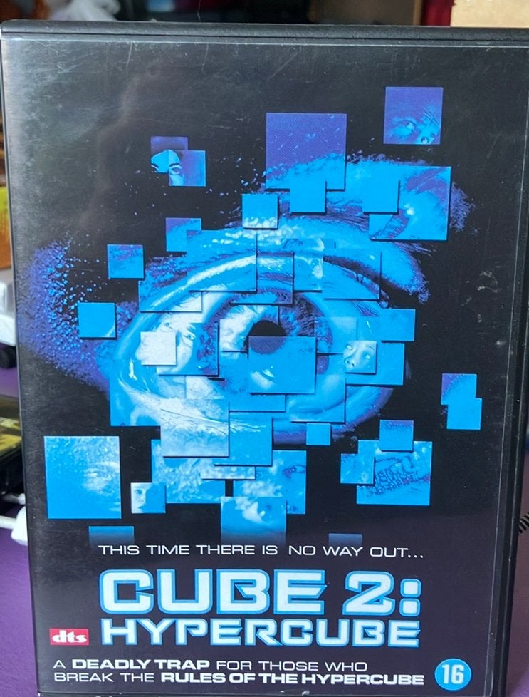 Dvd the cube 2: hypercube, Vanaf 16 jaar, Ophalen of Verzenden, Science Fiction, Gebruikt