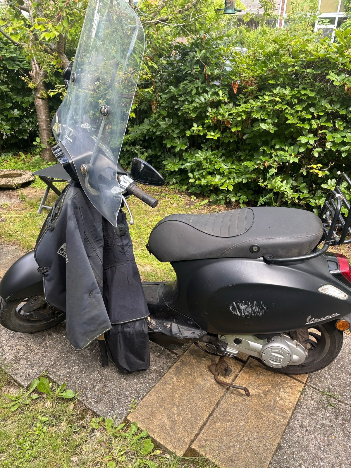 Vespa Sprint 2020 Mat Zwart, Fietsen en Brommers, Scooters | Vespa, Ophalen, Gebruikt, Overige modellen, Maximaal 45 km/u