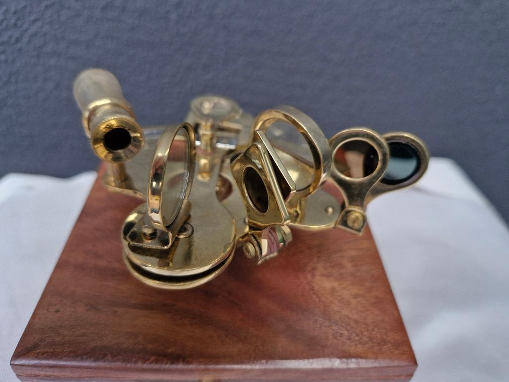 sextant met kist boot schip, Verzenden