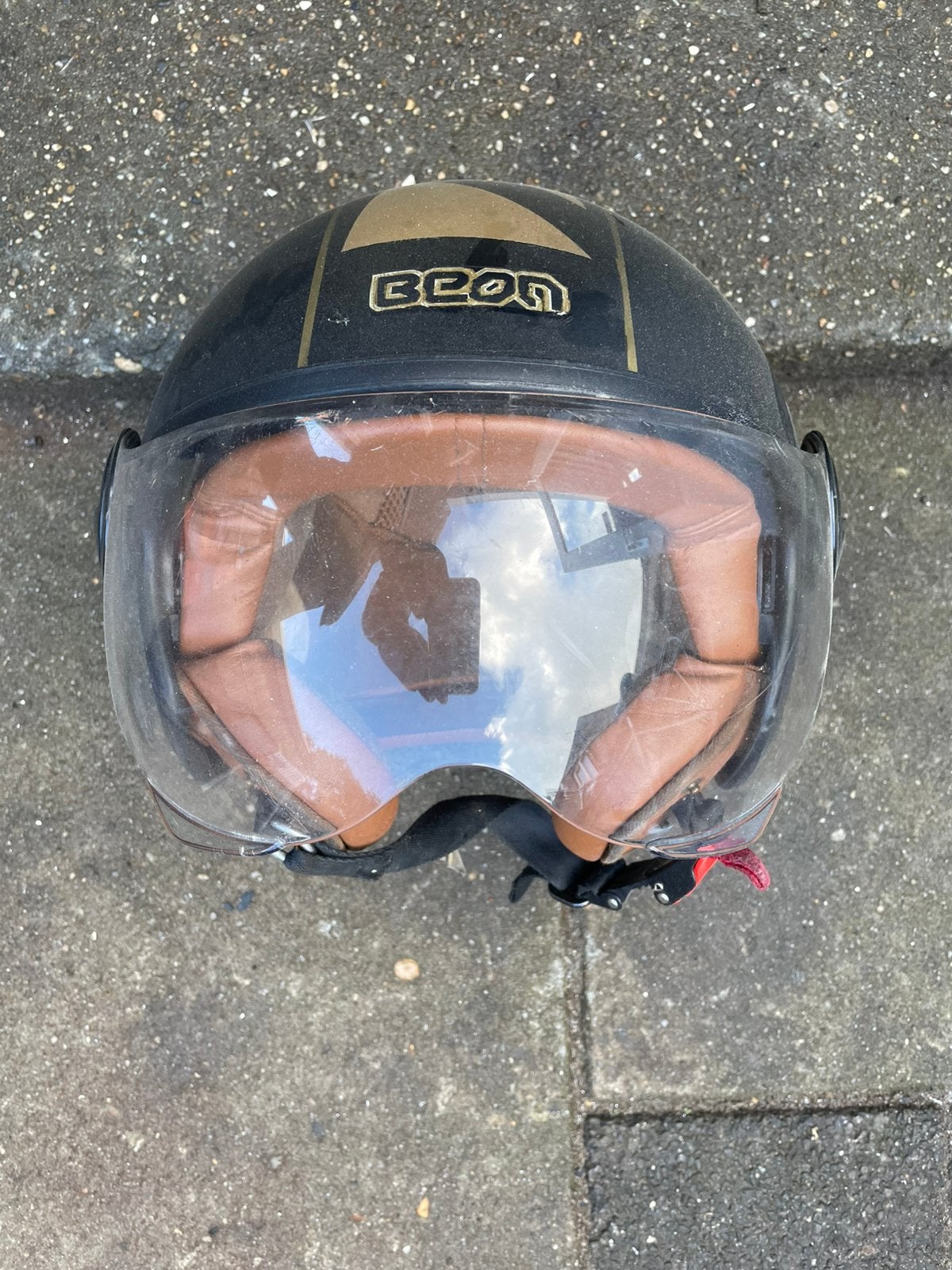 Beon brommerhelm scooterhelm helm, Ophalen of Verzenden, Zo goed als nieuw