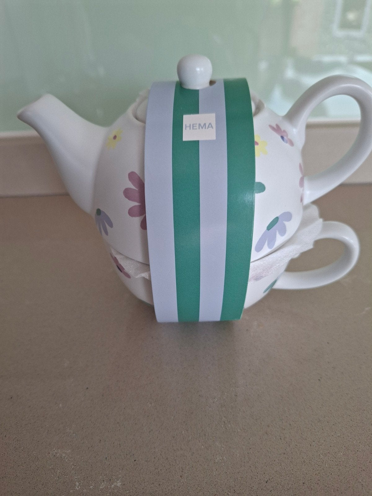 Nieuwe Hema Theepot en kopje, Huis en Inrichting, Hema, Keramiek, Nieuw, Ophalen of Verzenden