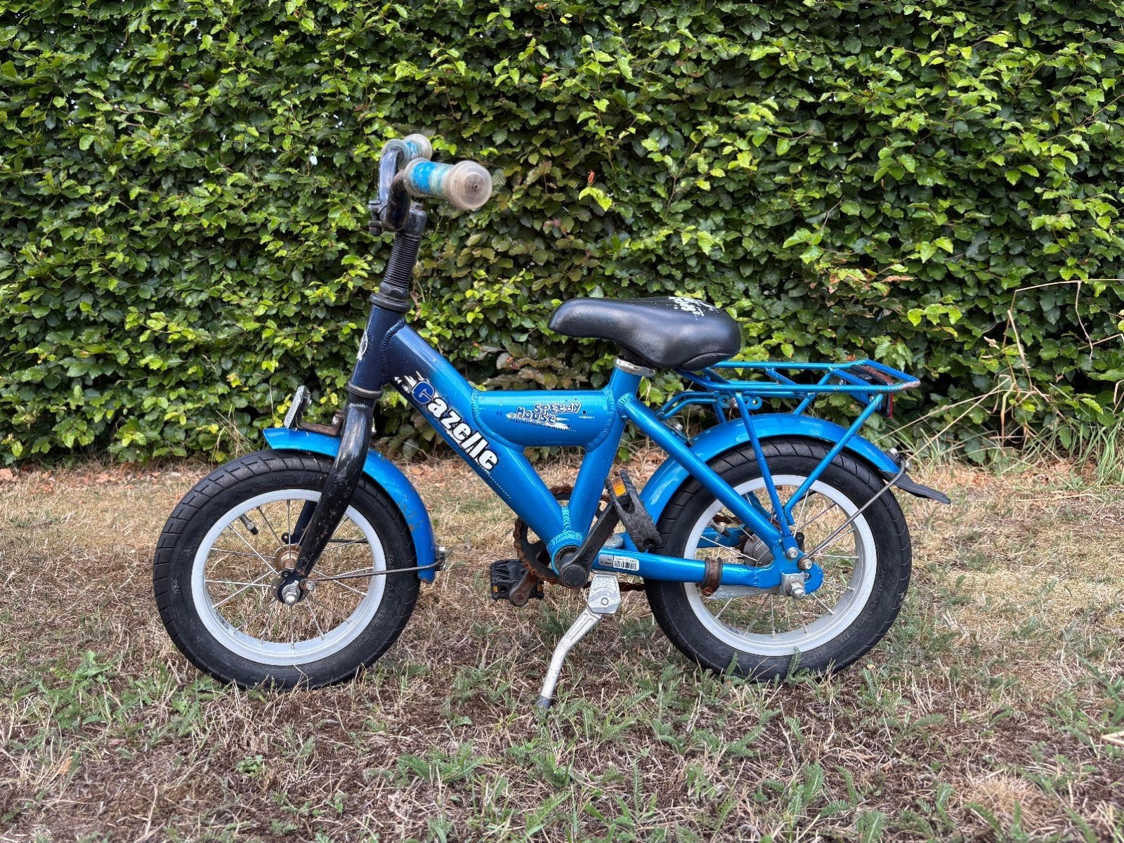 Gazelle kinderfiets 12 inch - Blauw, Ophalen, Terugtraprem, Gebruikt, Minder dan 16 inch
