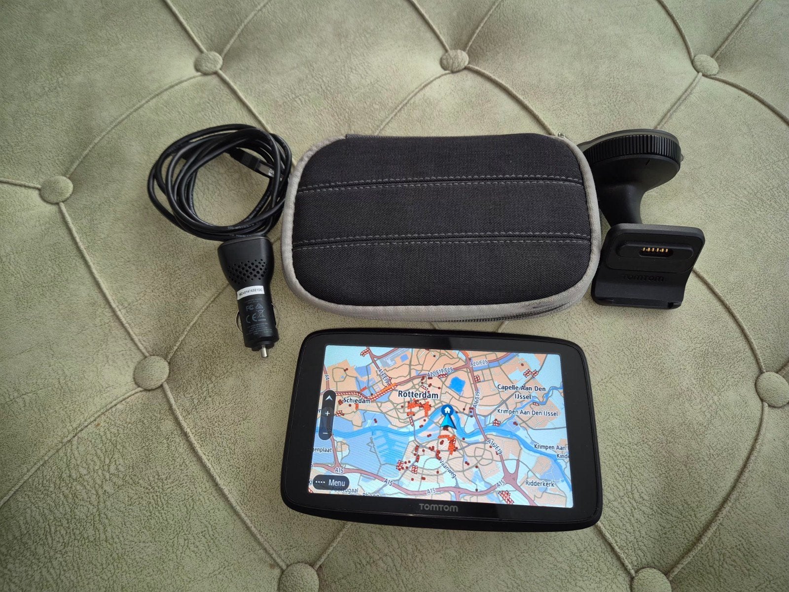 TomTom GO 620 GPS Navigatiesysteem met 16 GB Geheugenkaart W, Ophalen of Verzenden