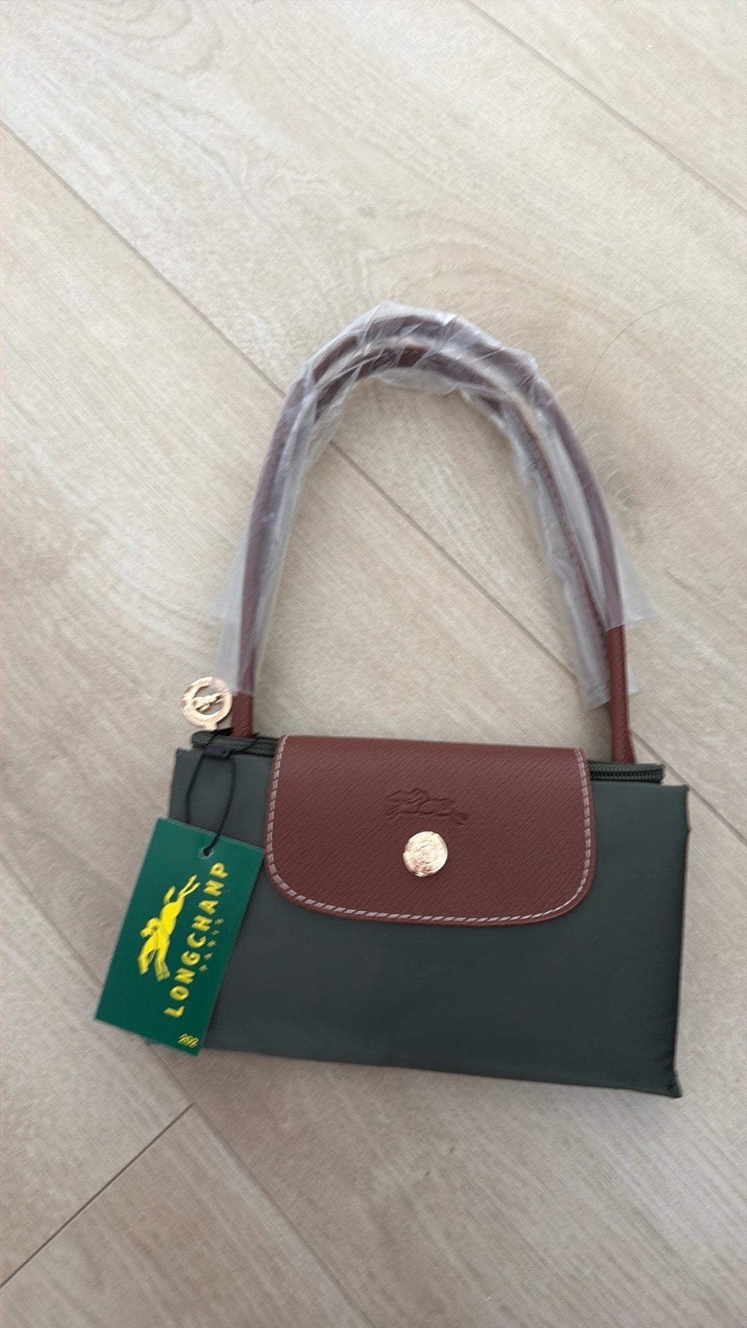 Longchamp maat L donkergroen, Ophalen of Verzenden, Nieuw