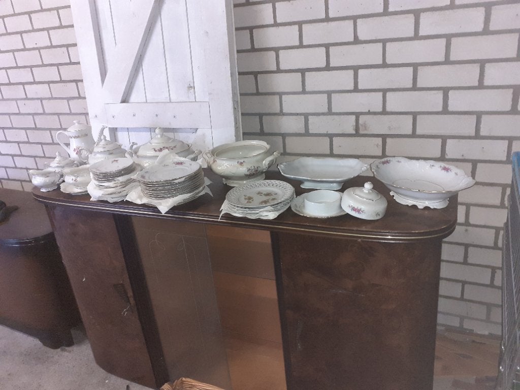 12-persoons Wawel Poland Servies | Met Botervloot & Schalen, Antiek en Kunst, Ophalen of Verzenden