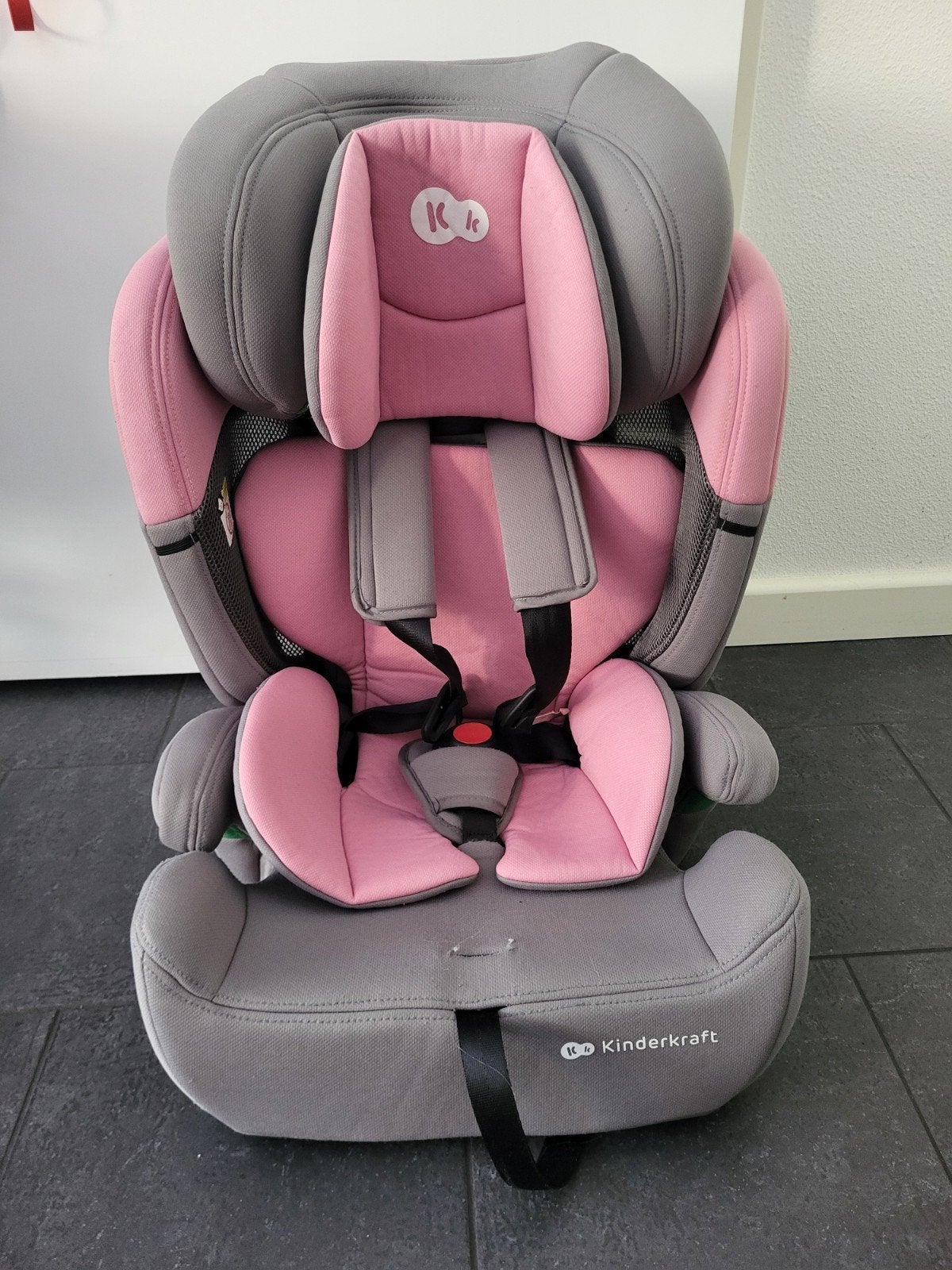 Roze Kinderkraft comfort up i-size autostoel, 9 t/m 36 kg, Ophalen, Overige merken, Gebruikt