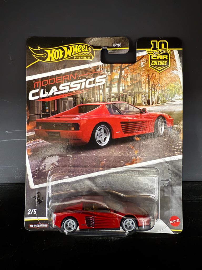 Hot Wheels Premium Modern Classics Ferrari Testarossa, Hobby en Vrije tijd, Modelauto's | 1:43, Nieuw, Auto, Overige merken, Ophalen of Verzenden