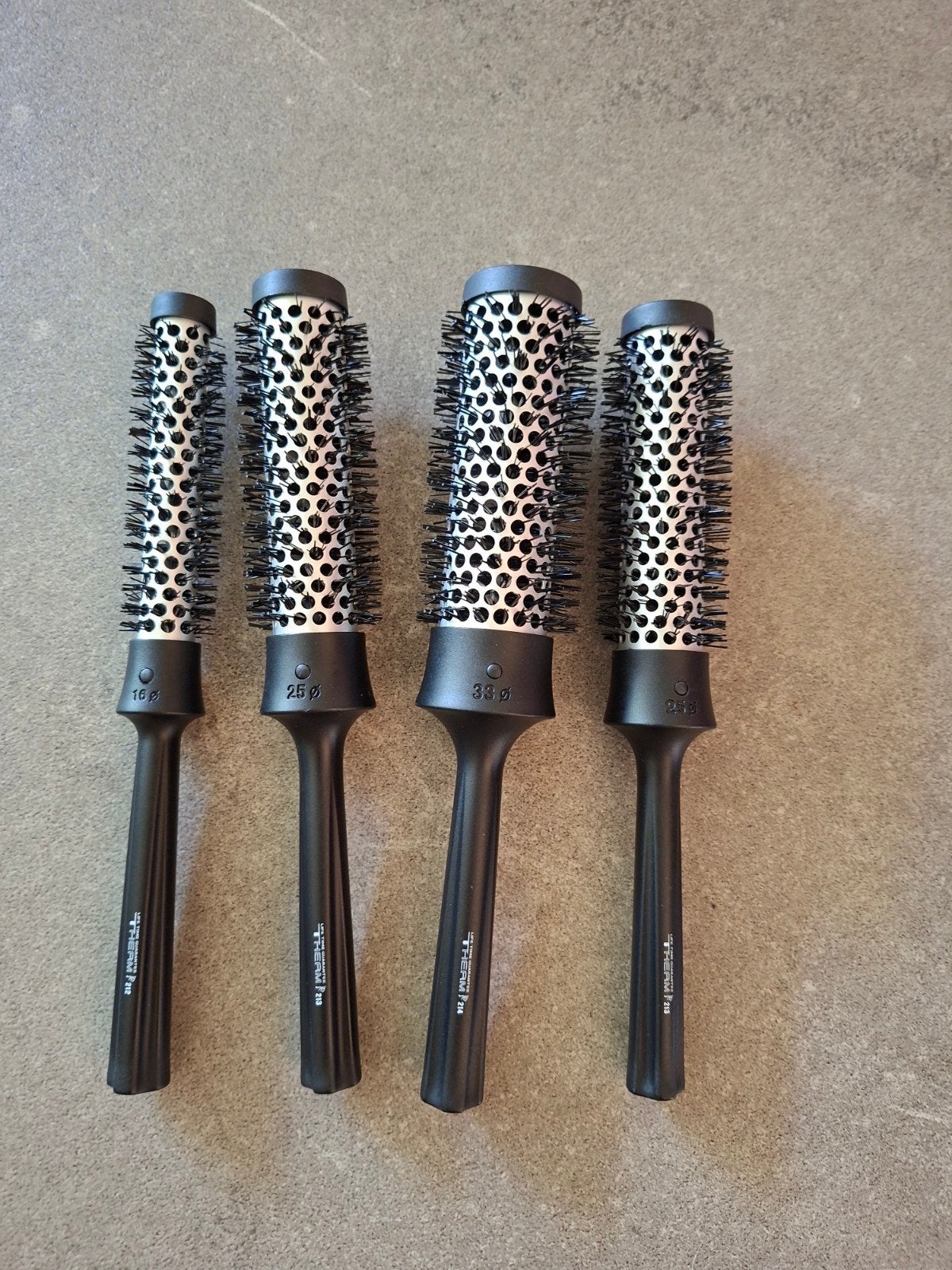 Sibel Therm Föhnborstels - Set van 4, Sieraden, Tassen en Uiterlijk, Uiterlijk | Haarverzorging, Ophalen of Verzenden, Zo goed als nieuw