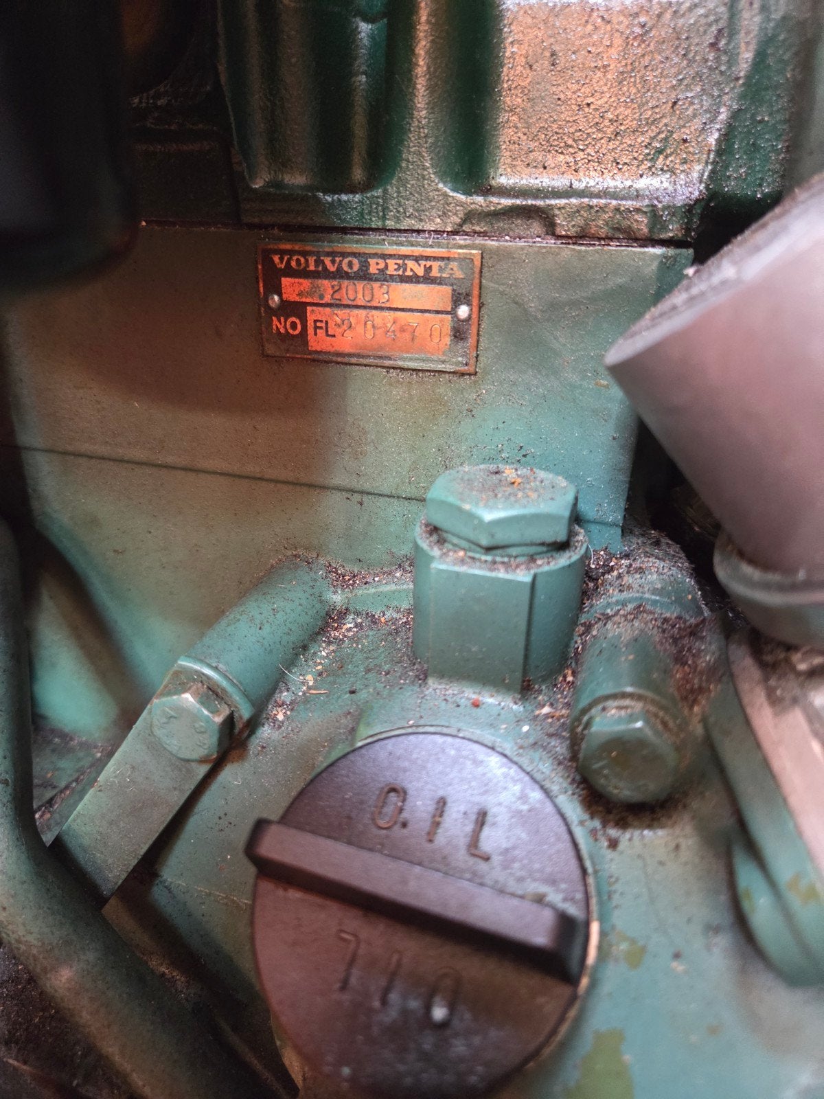 volvo penta 2003T scheepsdiesel, Gebruikt, Viertaktmotor, Diesel, Ophalen of Verzenden