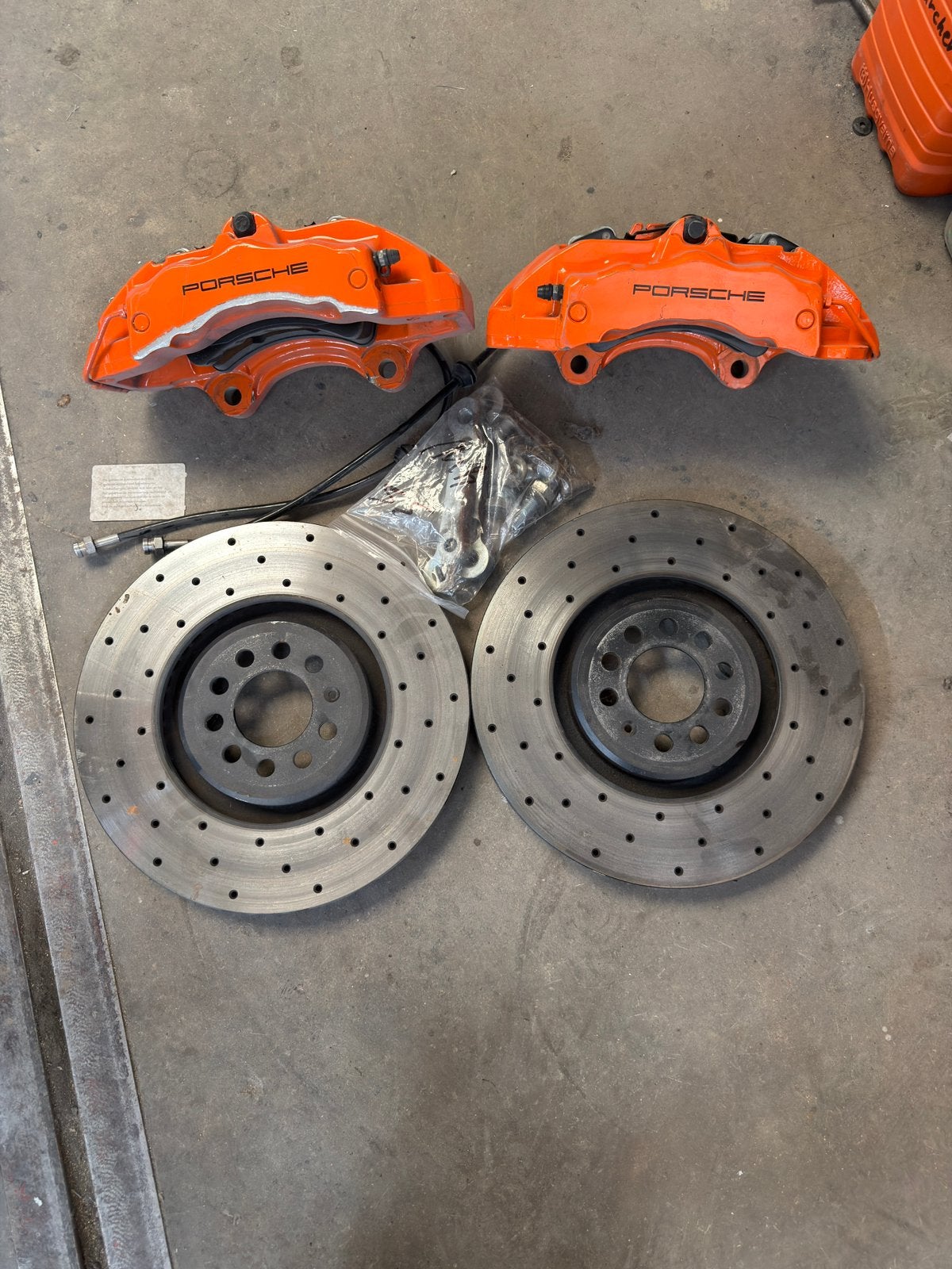 Polo 6R Big Brake Kit 5x100 - Porsche remklauwen, Ophalen, Gebruikt, Volkswagen