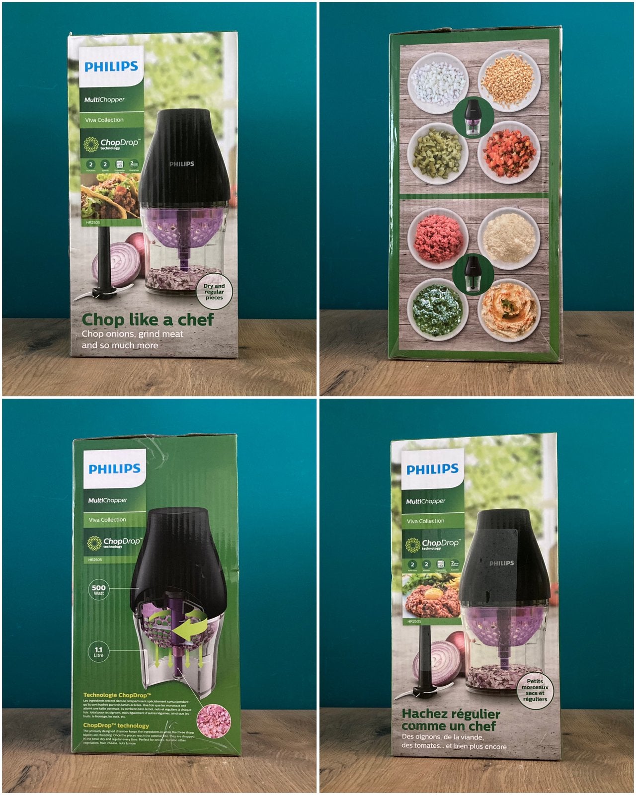 Philips HR 2505/90 OnionChef hakmolen, Ophalen, Nieuw
