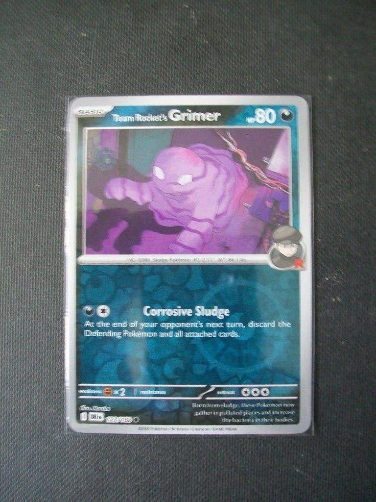 4159: Nieuwe Pokemon Kaart holofoil TEAM ROCKET's GRIMER, Verzenden, Nieuw, Losse kaart, Foil