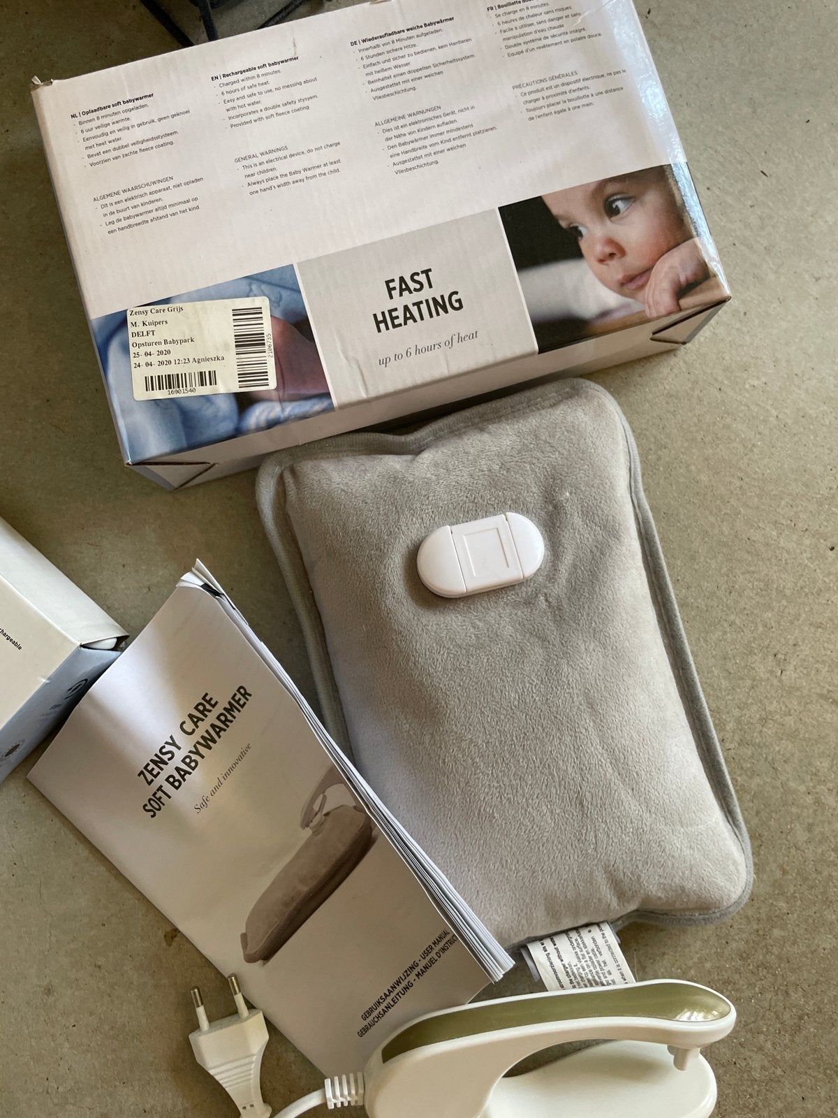 Zensy Care Soft Babywarmer - Elektrische Kruik, Kinderen en Baby's, Ophalen of Verzenden, Zo goed als nieuw