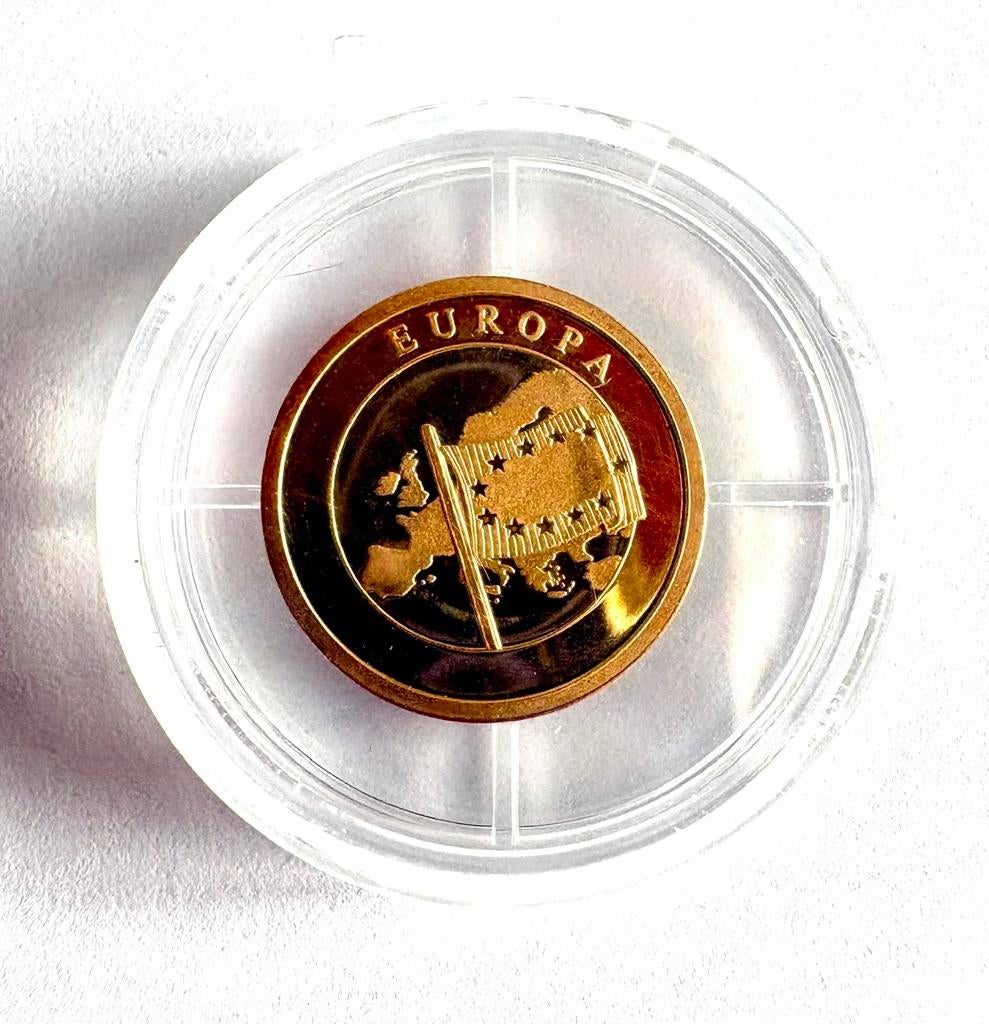 Gouden muntje, Ophalen of Verzenden, Koningin Beatrix, Losse munt, Goud
