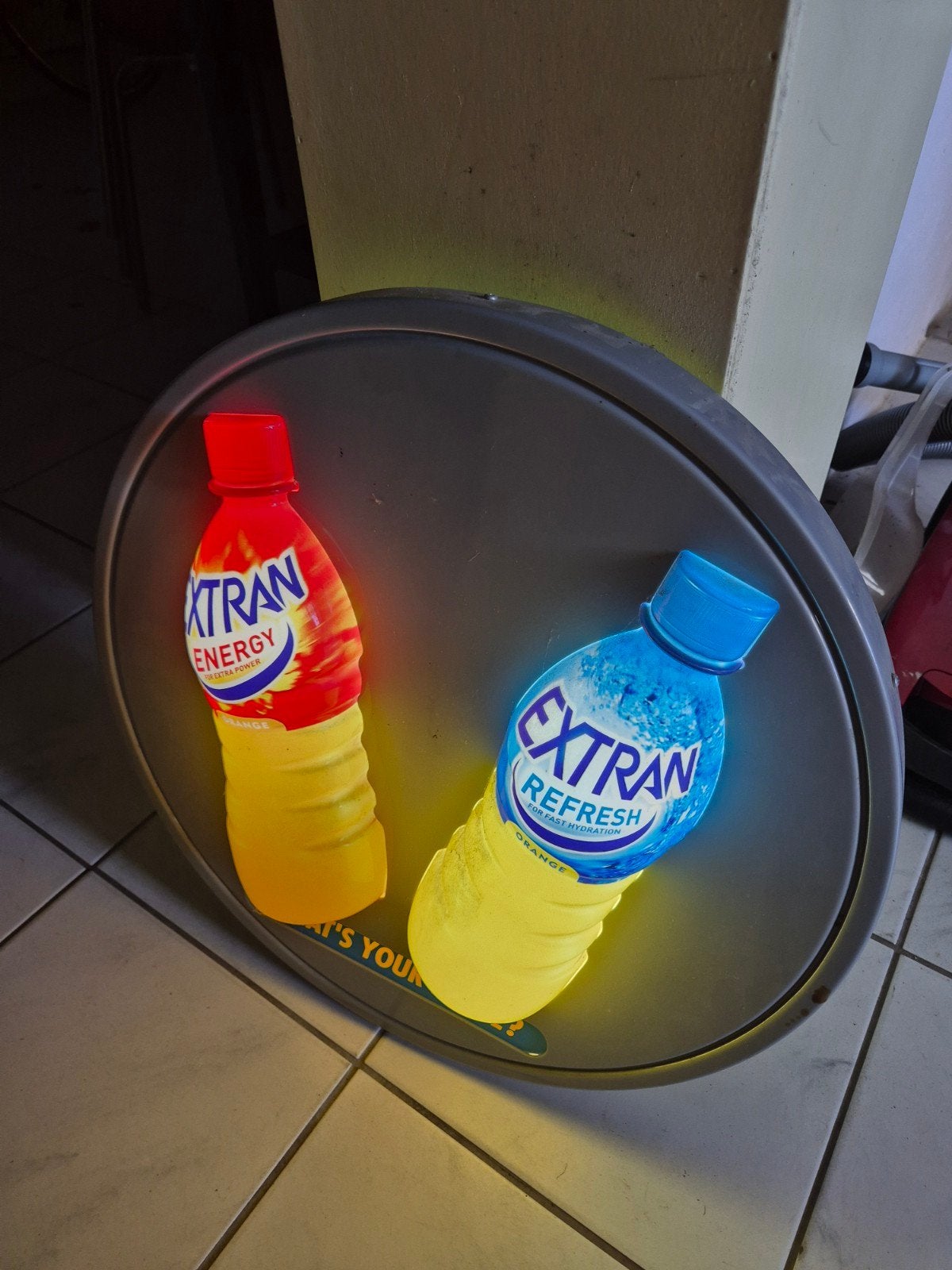 Xtran Energy & Refresh Lichtbak Reclamebord, Ophalen, Gebruikt, Lichtbak of (neon) lamp