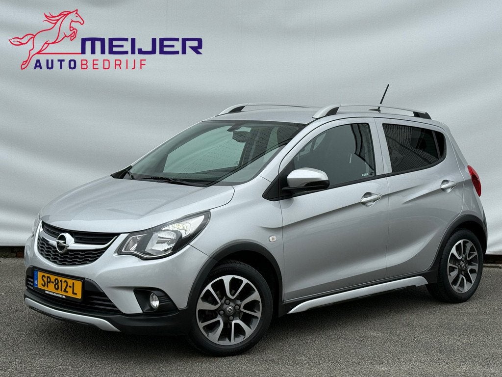 Opel KARL 1.0 Rocks Online Edition LED | Dakrails | Sportvel, Auto's, Opel, 839 kg, Stof, Gebruikt, Euro 6
