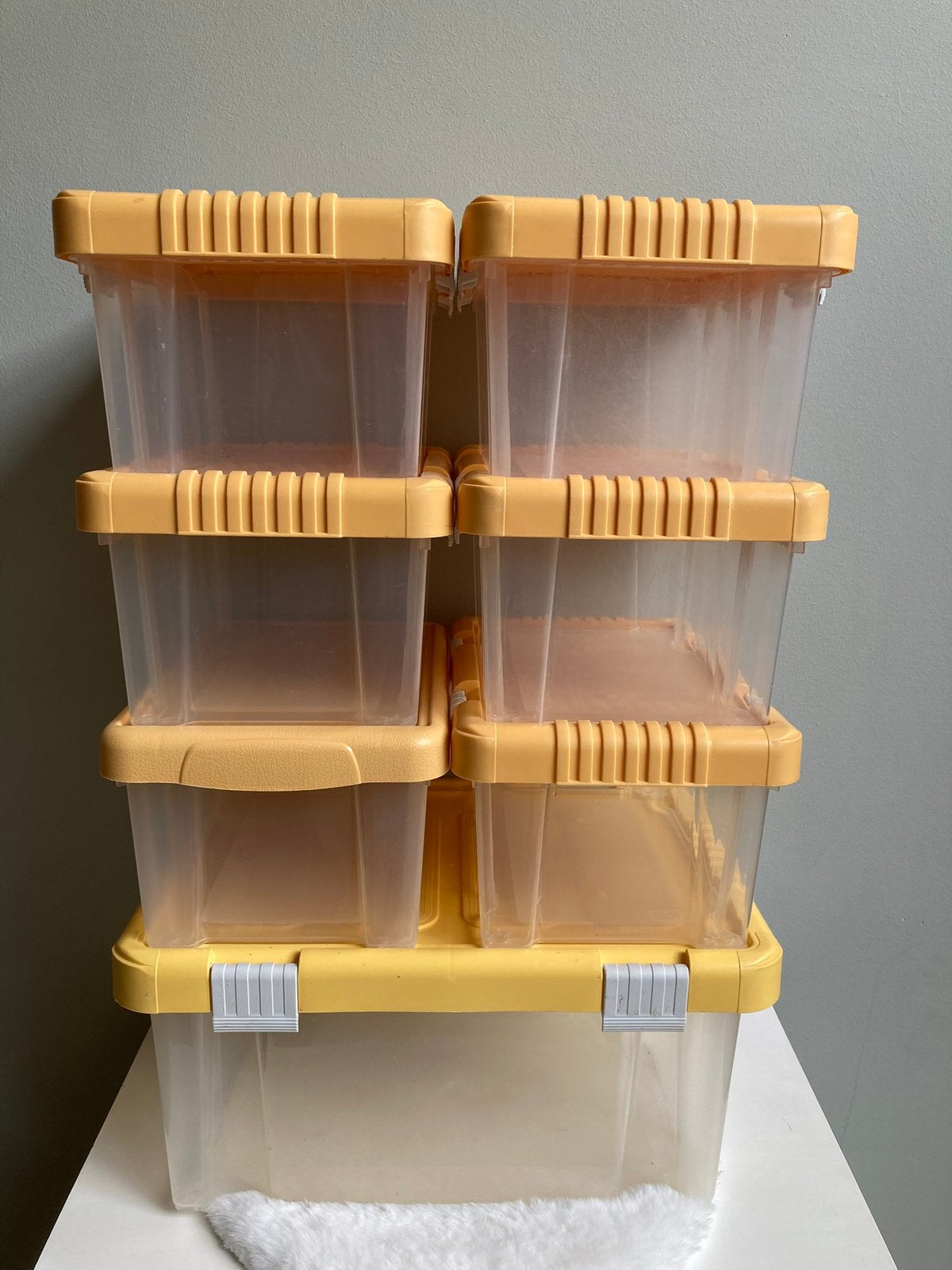 ==MOOI==Stapelbare Opberg bakken van Curver - Set van 7, Ophalen of Verzenden, Minder dan 50 cm, Minder dan 40 cm, Minder dan 35 cm