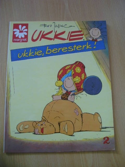 Ukkie 2, Ukkie, beresterk! (bekend van Margriet), Eén stripboek, Ophalen of Verzenden, Zo goed als nieuw