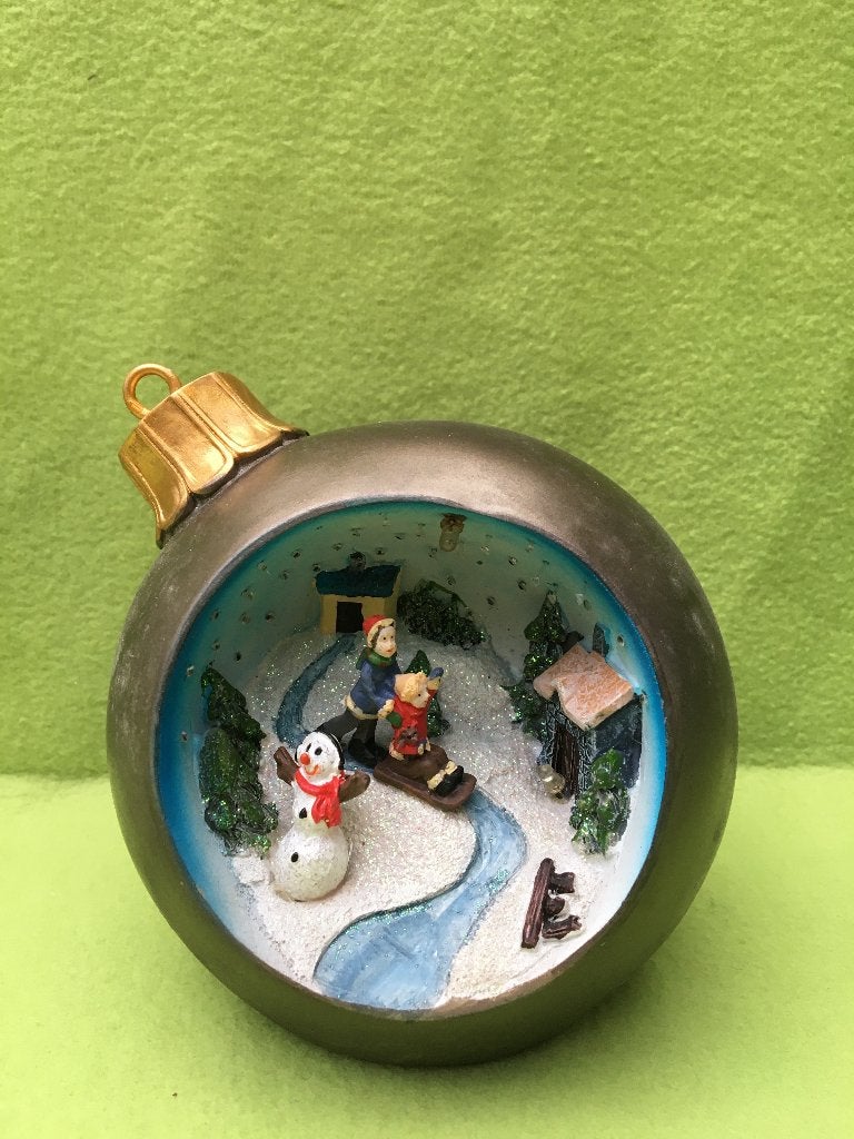 kerstbal met verlichting, Diversen, Kerst, Ophalen of Verzenden, Zo goed als nieuw