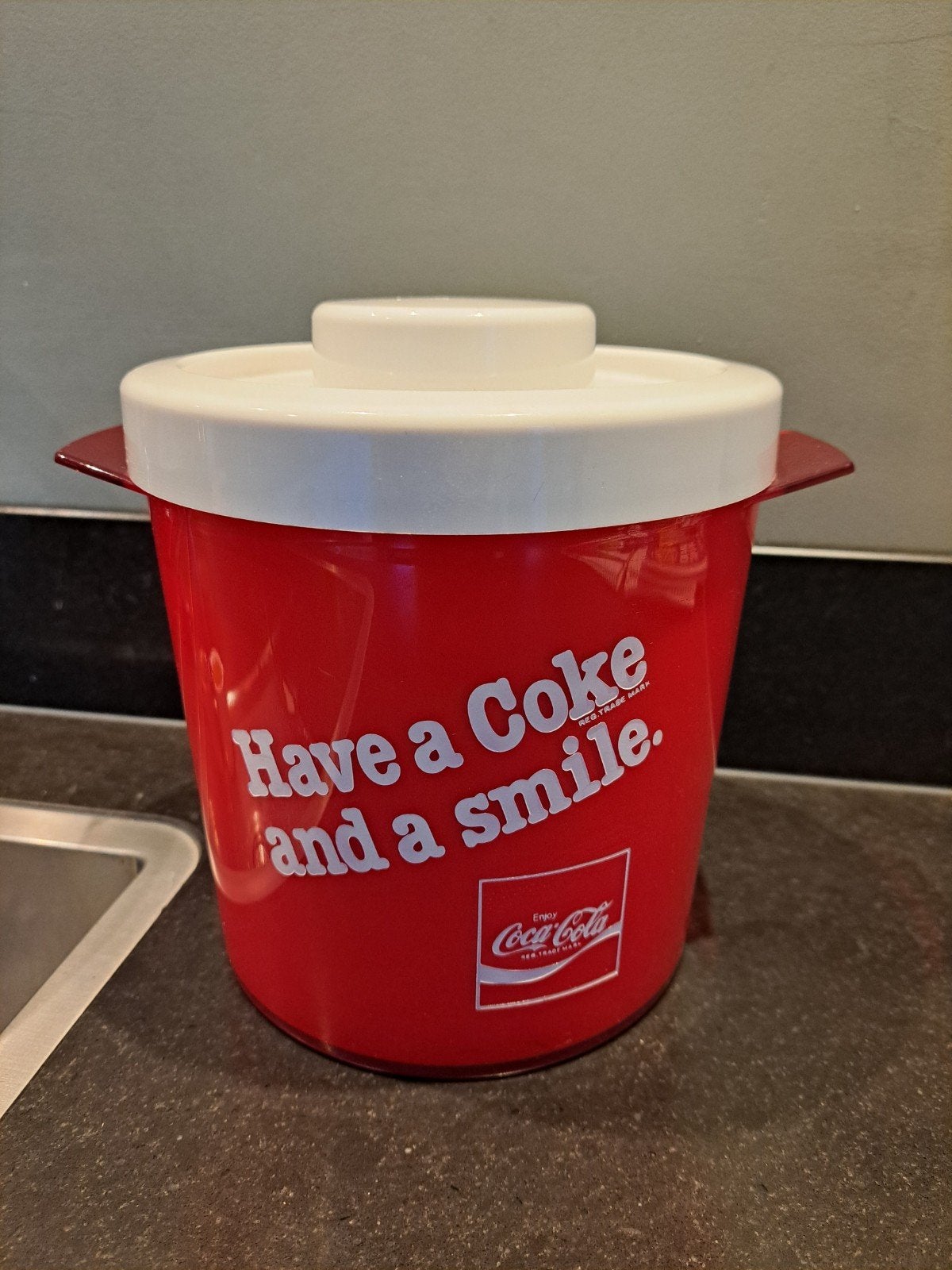 Coca Cola ijsemmer - ijsblokjes emmer, Ophalen of Verzenden, Gebruikt, Gebruiksvoorwerp