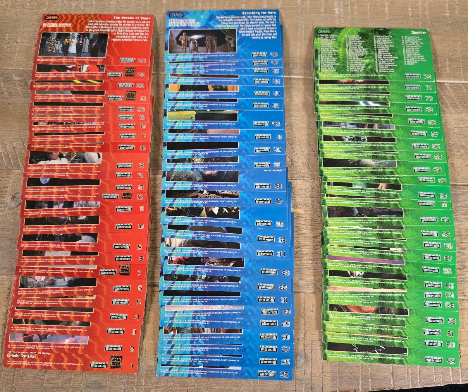 topps widevision 1997 the star wars trilogie complete set, Ophalen of Verzenden, Nieuw, Boek of Poster
