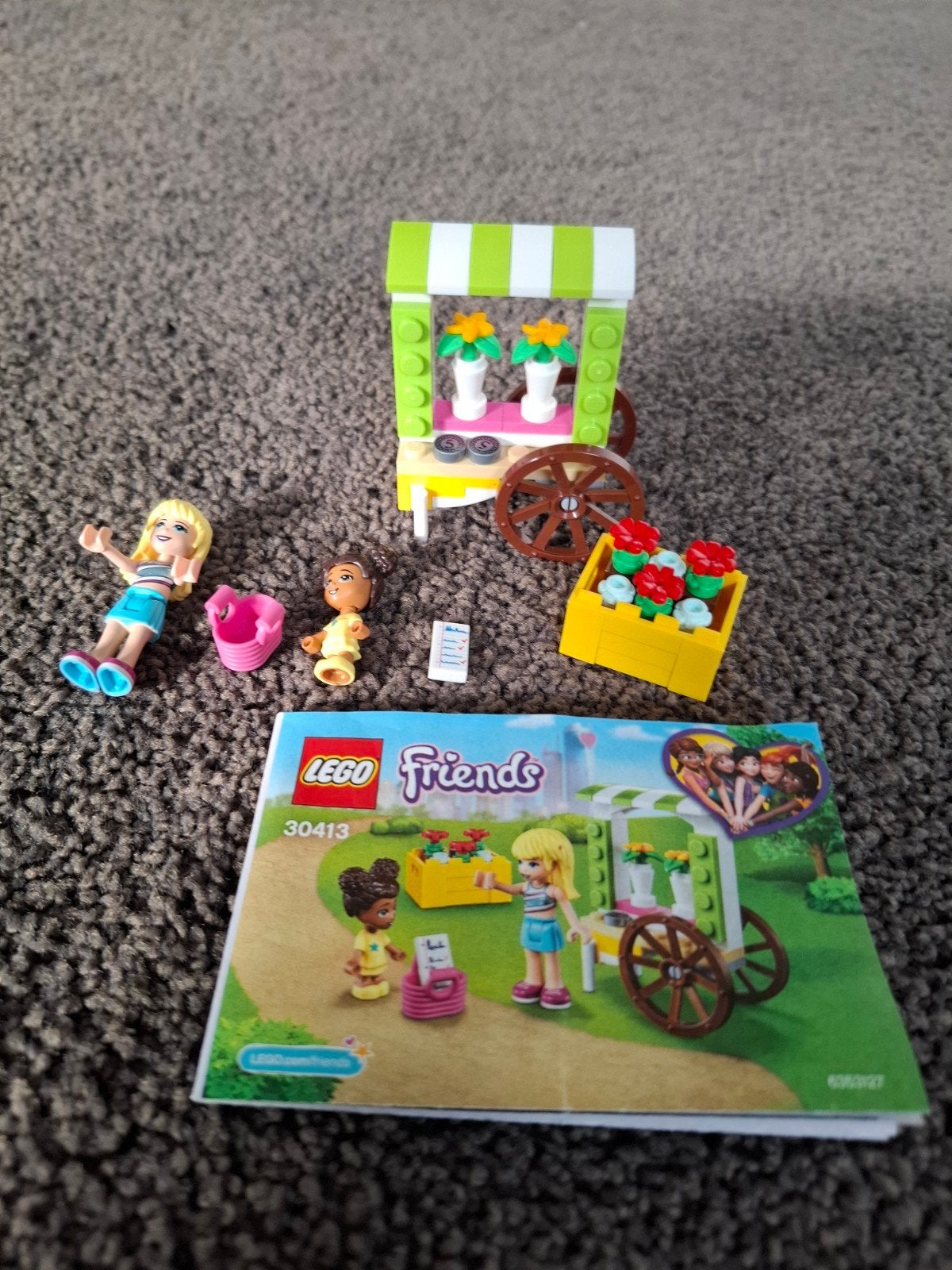 Lego Friends 30413 Bloemenkraam met minifiguren, Ophalen, Zo goed als nieuw, Overige merken