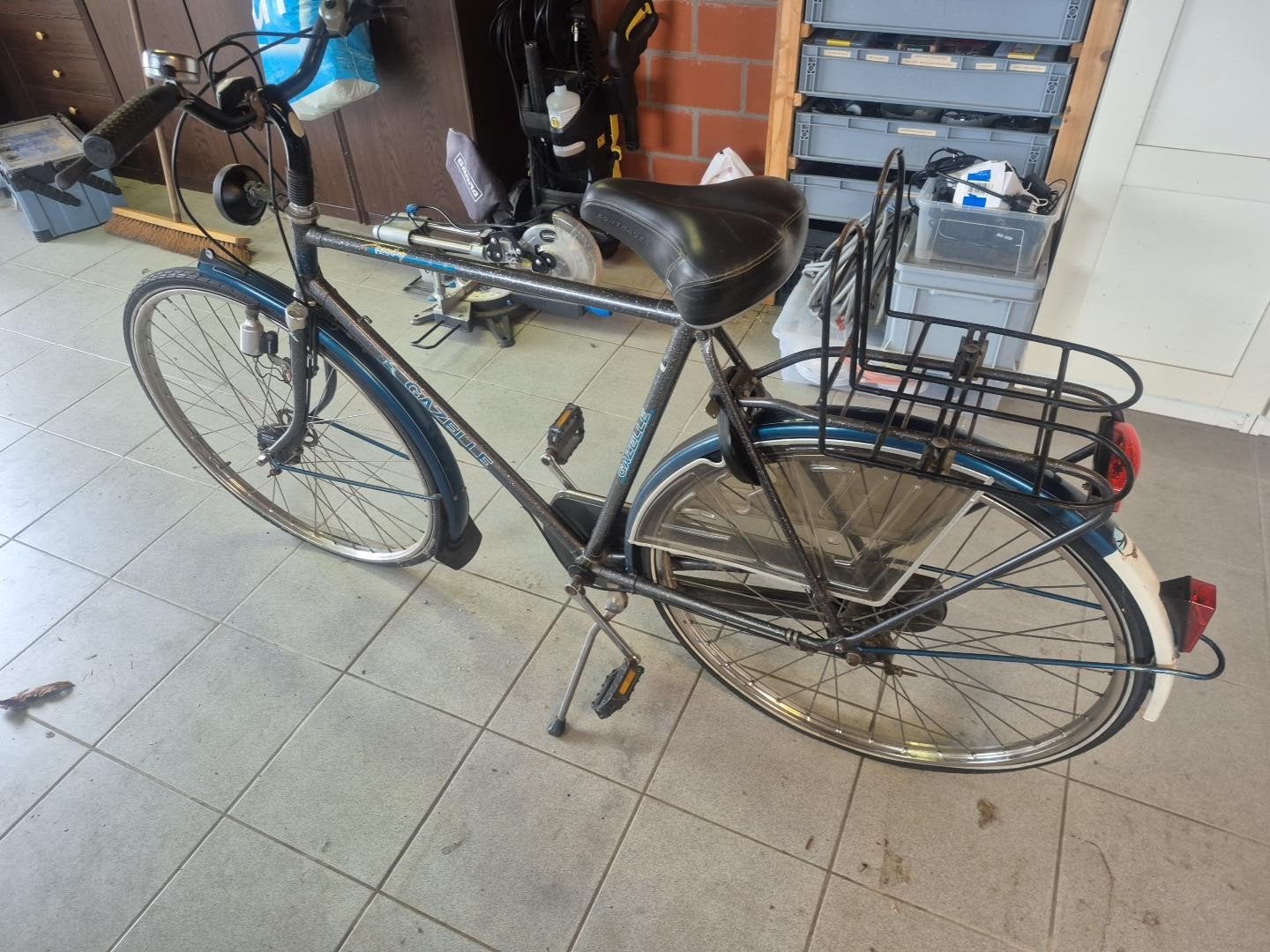Gazelle Trendy herenfiets – nagezien – groot schoolboekrek, 65 cm of meer, Ophalen, Gebruikt, Gazelle