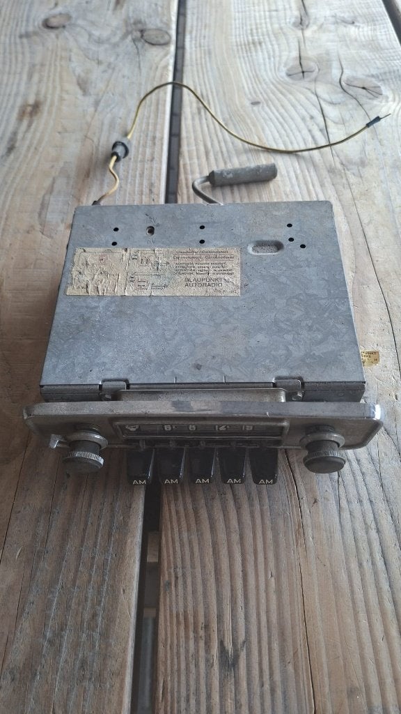 Blaupunkt KDB-971-812 oldtimer radio inbouwradio autoradio, Ophalen of Verzenden, Gebruikt