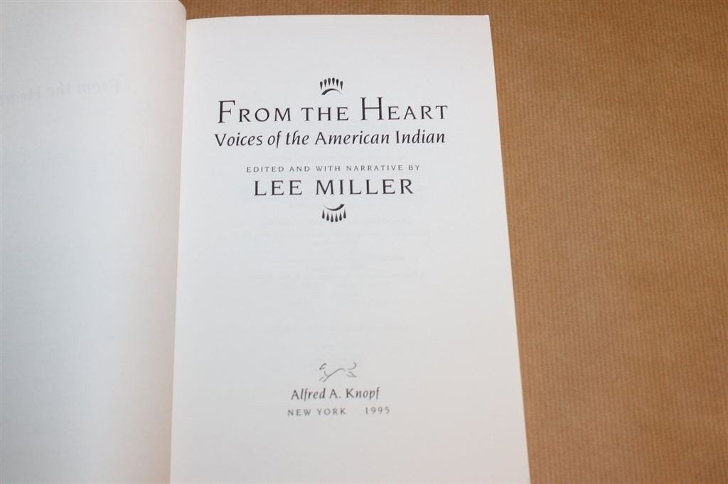 From the Heart — American Indian Voices & History 1995, Boeken, Ophalen of Verzenden, Gelezen, Noord-Amerika