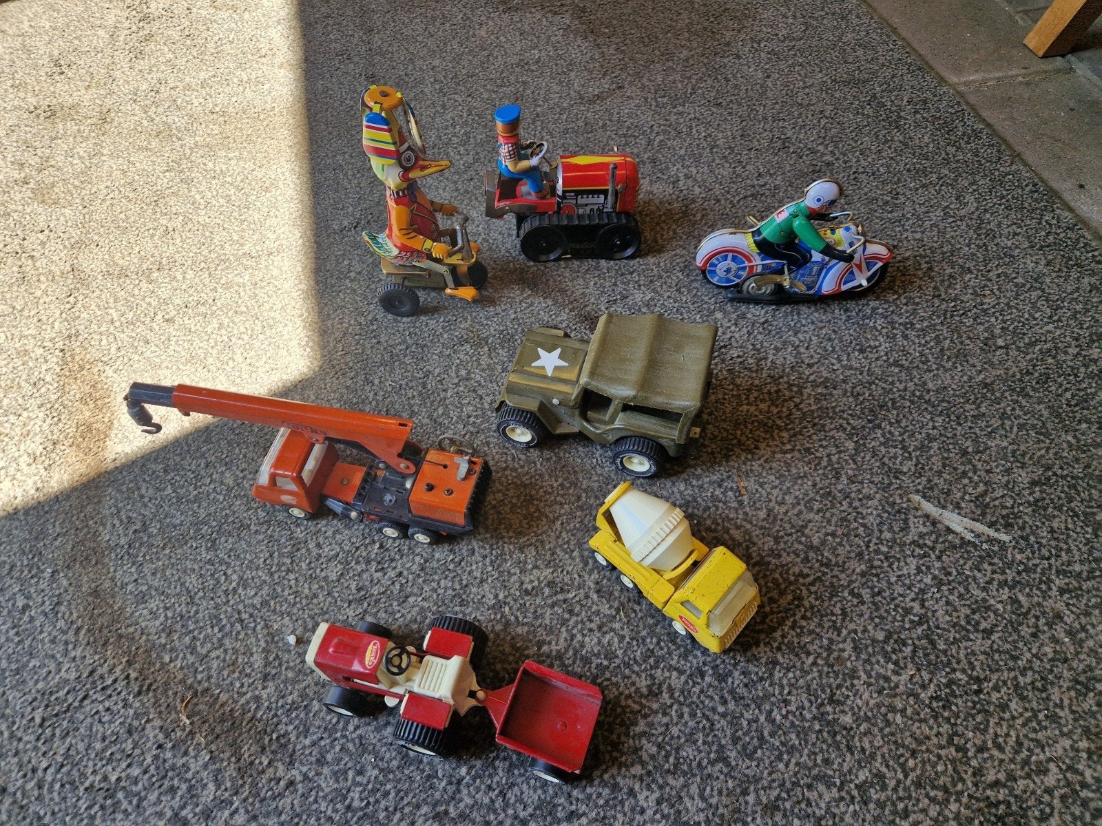 Tonka voertuigen, en speelgoed., Ophalen, Gebruikt
