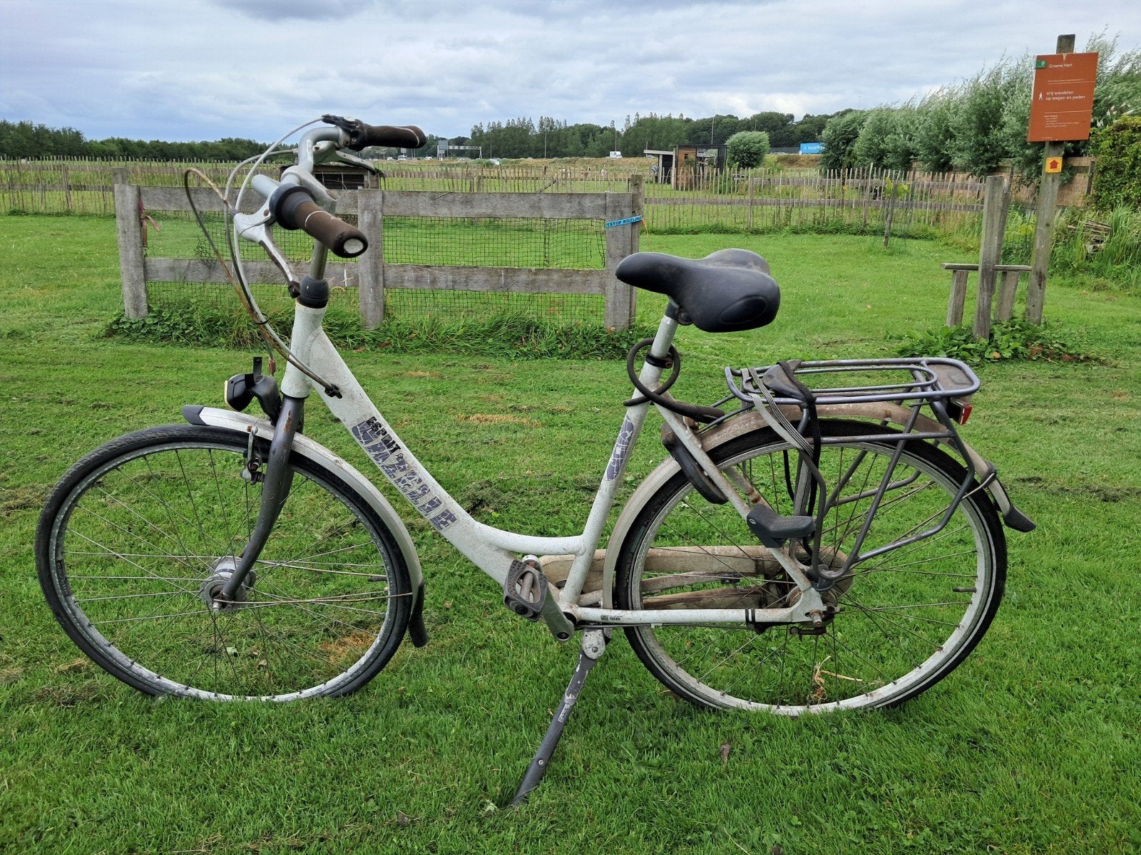 Gazelle Damesfiets, Fietsen en Brommers, Fietsen | Dames | Damesfietsen, Ophalen, Velgrem, Gazelle, 53 tot 56 cm