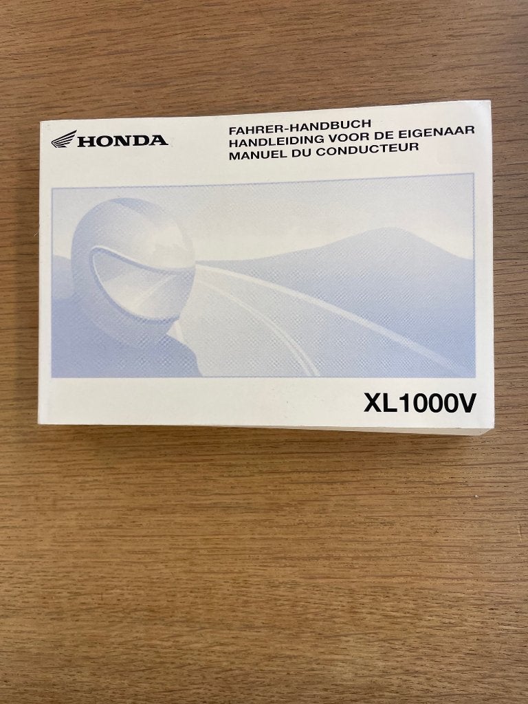 Handleiding voor de Honda XL1000V, Motoren, Ophalen of Verzenden, Honda