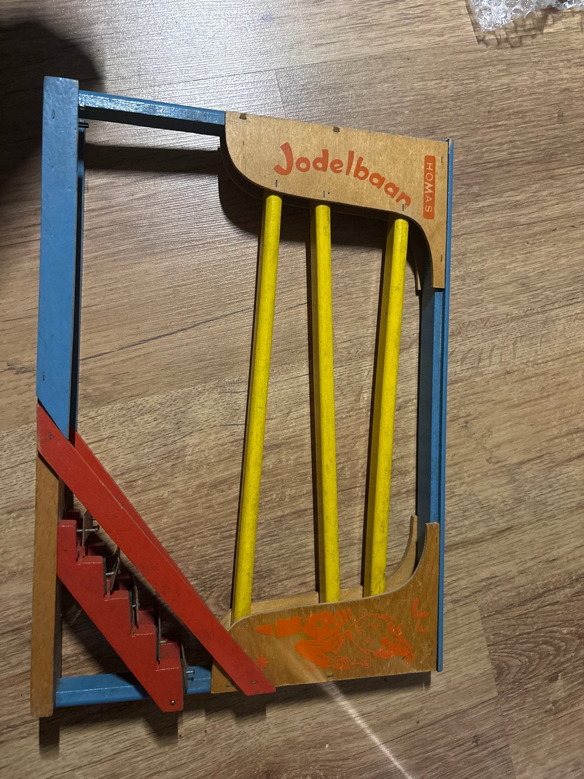 Vintage Homas Jodelbaan knikkerbaan, Ophalen of Verzenden, Gebruikt, Overige typen