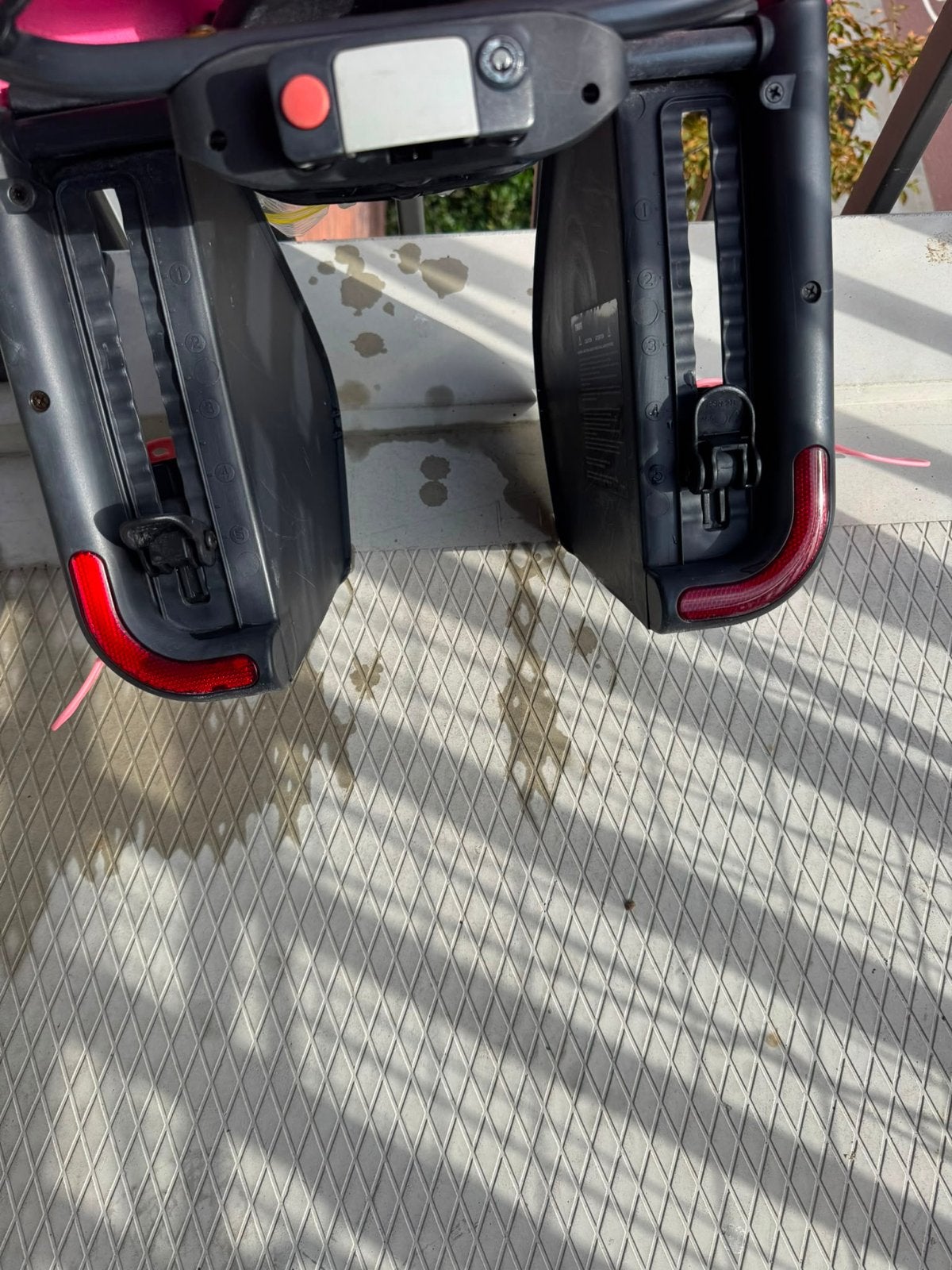 Roze Yepp Achterzitje voor Kinderen, Fietsen en Brommers, Achterzitje, Ophalen of Verzenden, 9 t/m 36 kg, Gebruikt