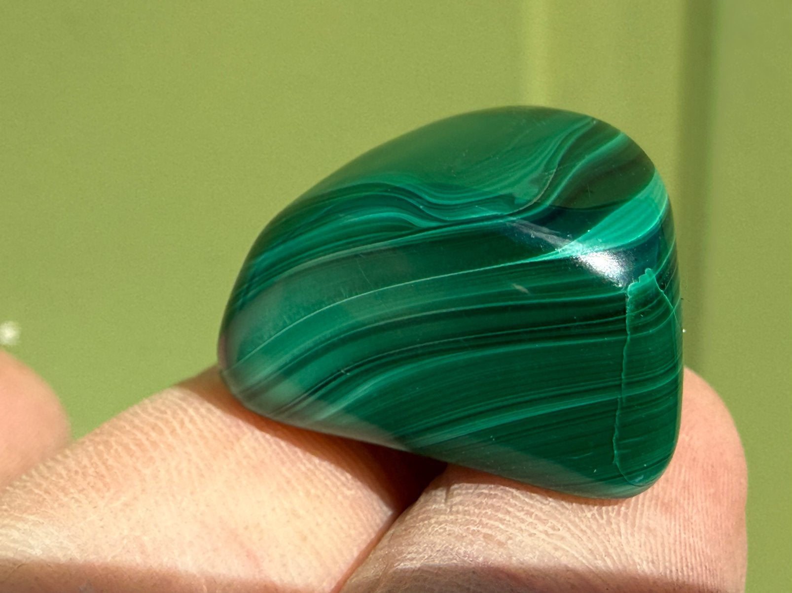 Malachiet broekzaksteen mineralen edelstenen, Verzamelen, Mineralen en Fossielen, Ophalen of Verzenden, Mineraal