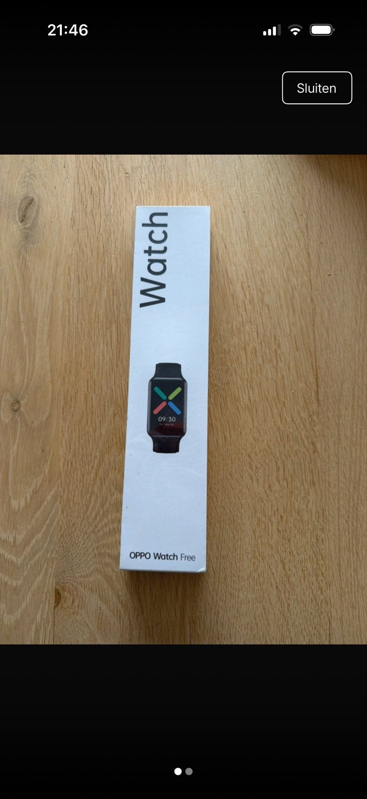 OPPO Watch Free - Nieuw in gesealde verpakking, Ophalen of Verzenden, Nieuw, Zwart