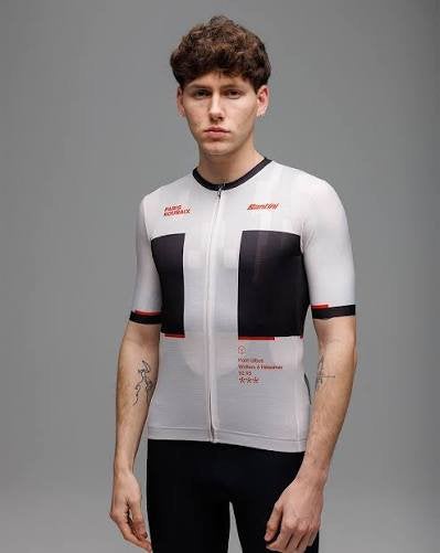 santini paris roubix fiets shirt maat m, Ophalen of Verzenden, Zo goed als nieuw