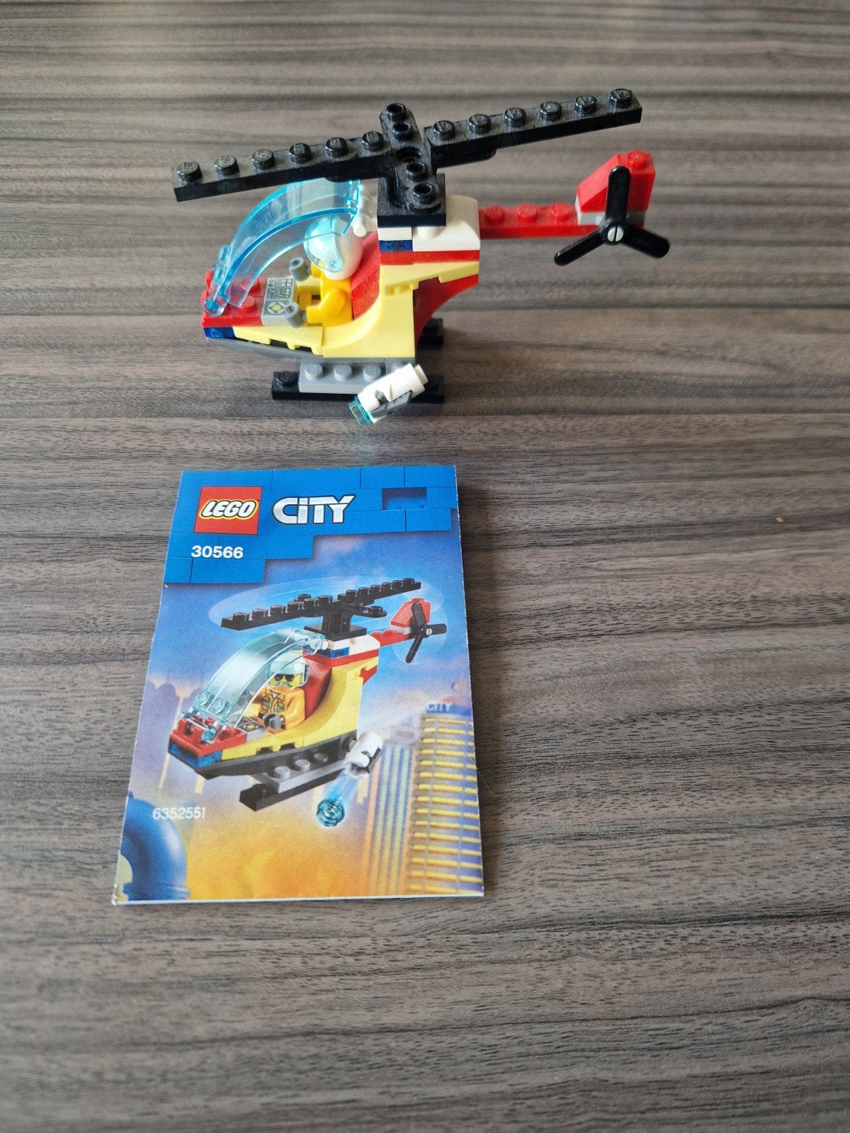 Lego City Helikopter 30566, Lego, Inclusief instructies, Ophalen of Verzenden, Complete set