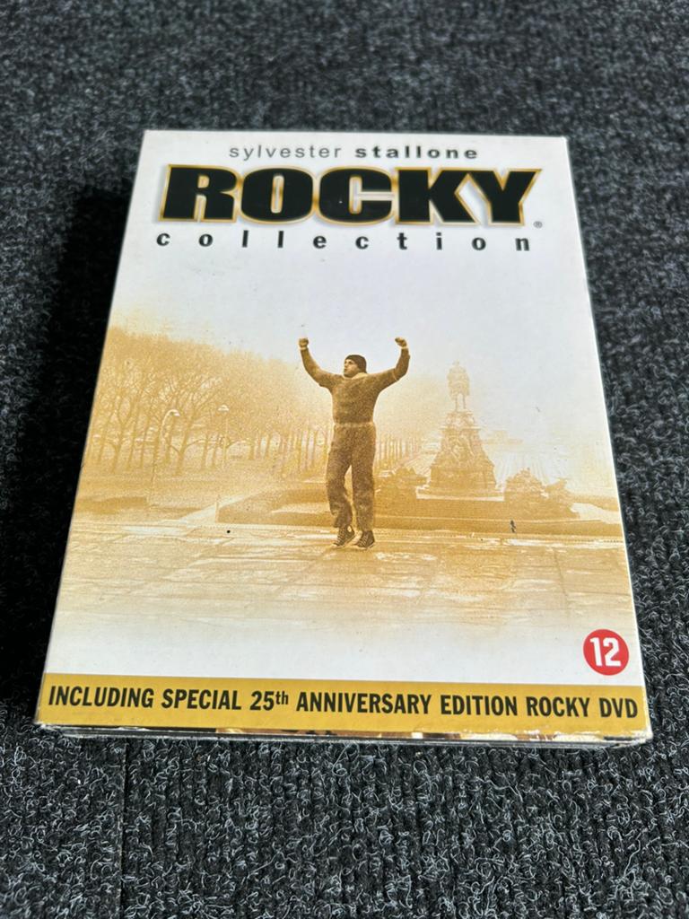 Rocky collection 1 t/m 5 op dvd, 1960 tot 1980, Gebruikt, Vanaf 16 jaar, Ophalen of Verzenden