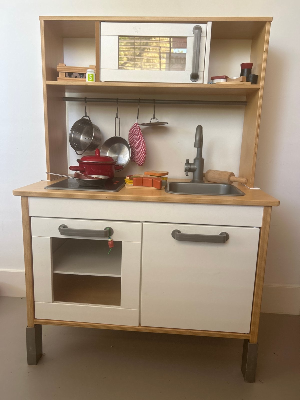 IKEA Duktig speelkeuken met veel accessoires, Ophalen, Gebruikt, Hout, Speelkeuken