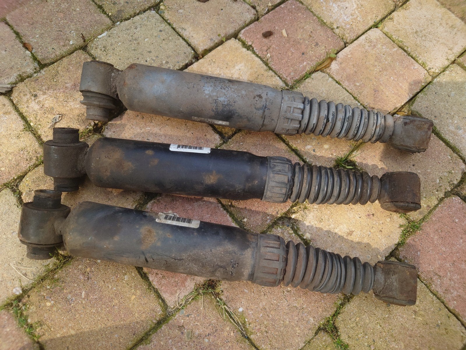 3 Schokdempers voor Peugeot 206, Auto-onderdelen, Ophanging en Onderstel, Ophalen of Verzenden, Gebruikt, Peugeot