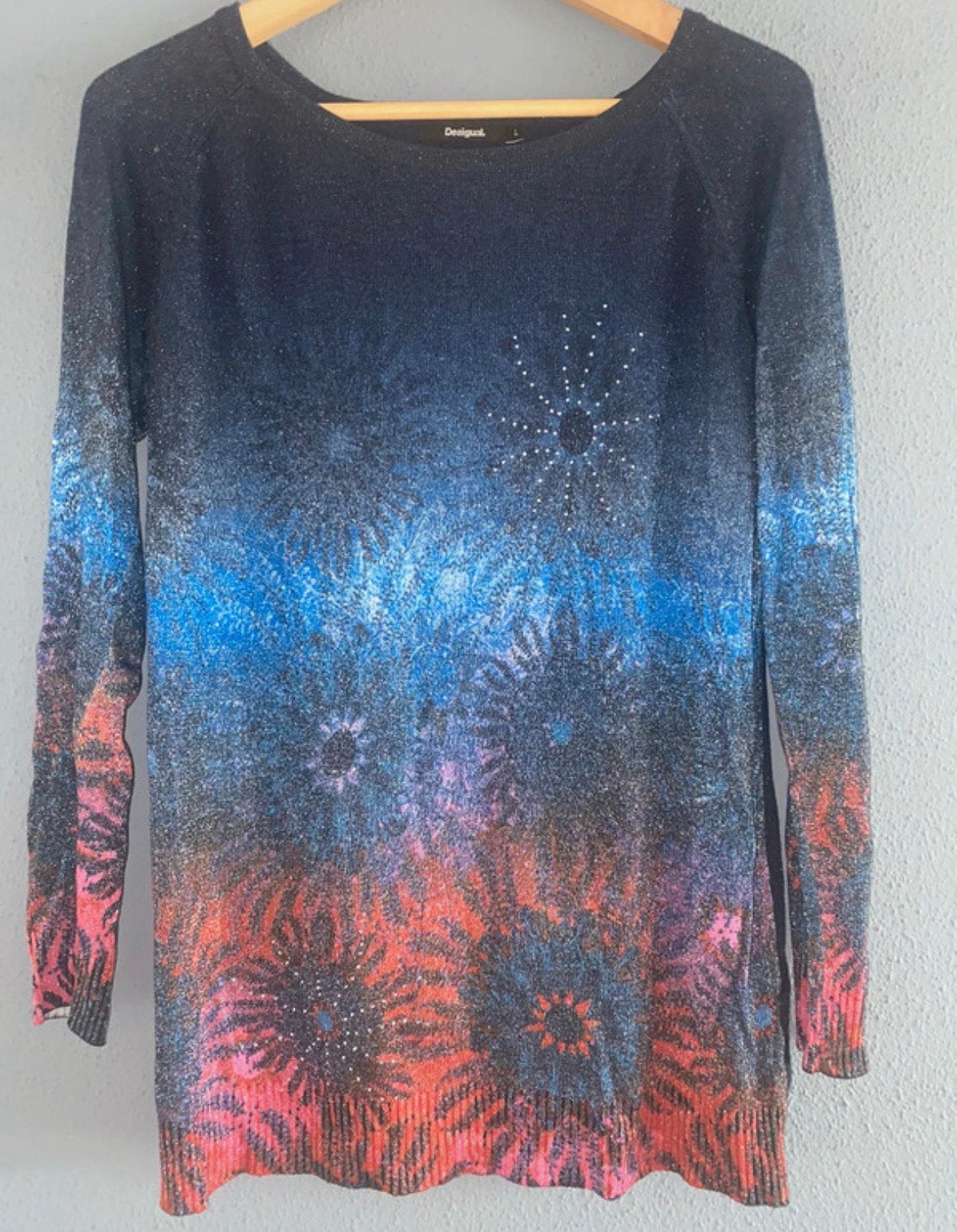 Trui van Desigual, mt L, Ophalen of Verzenden, Zo goed als nieuw, Maat 42/44 (L), Meerkleurig